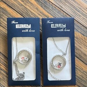 EFFY Silver Pendant Necklace Set